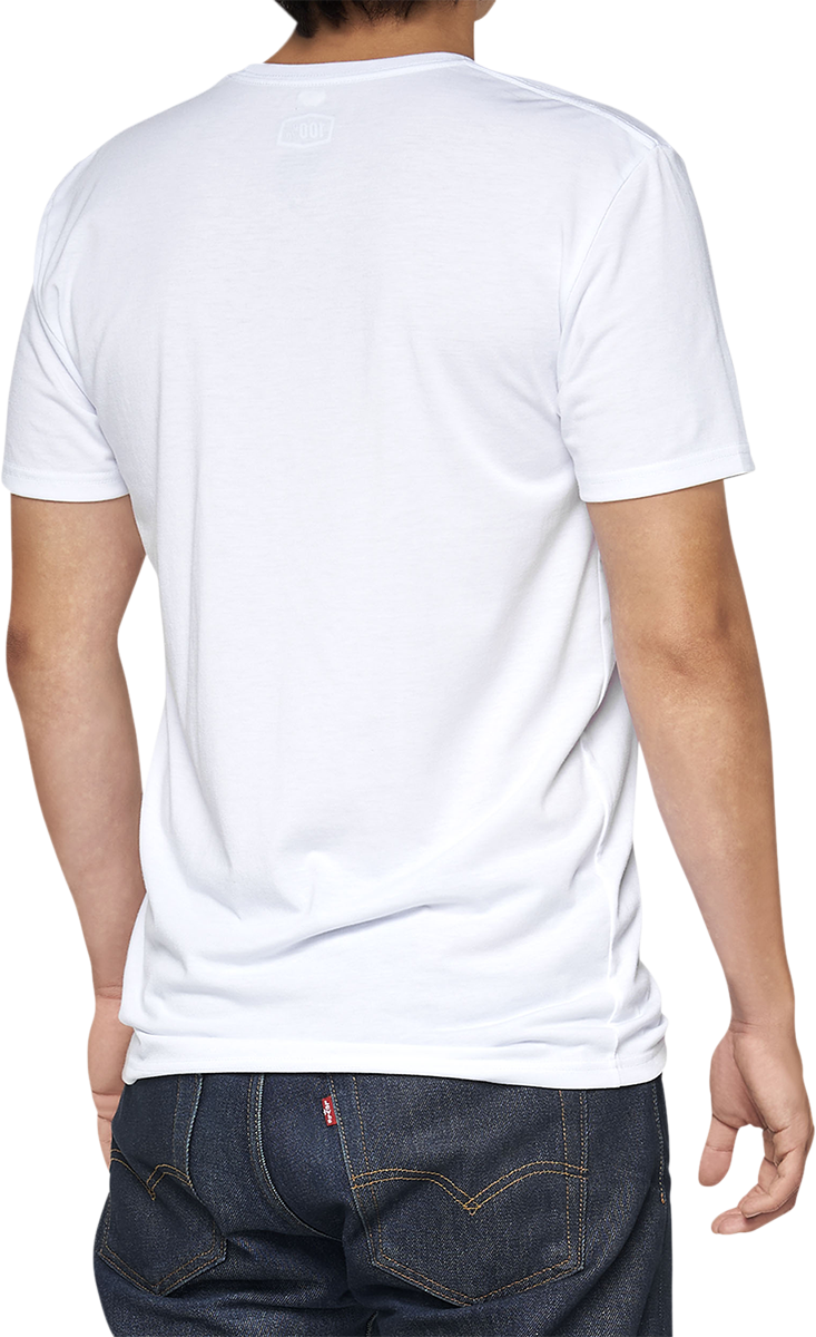 100% Tech Surman T-Shirt - White - Medium 35031-000-11