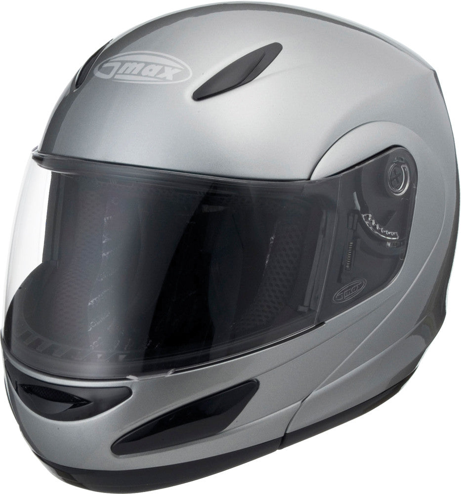 GMAX Gm-44 Modular Helmet Dark Silver Metallic Sm G144194