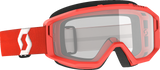 SCOTT Primal Goggles - Red - Clear 278598-0004043