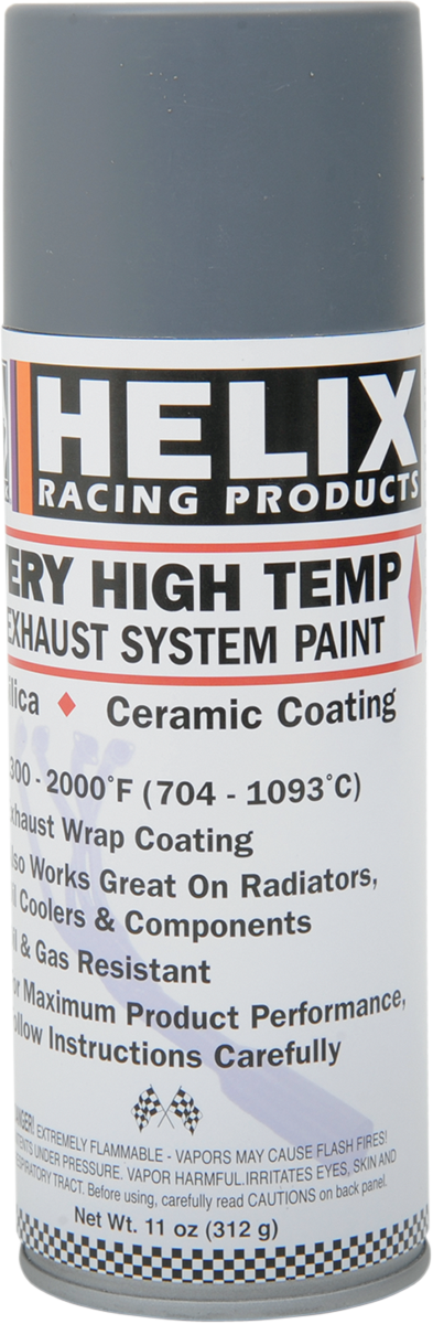 HELIX High-Temperature Paint - Gray - 11 oz. net wt. - Aerosol 165-1000