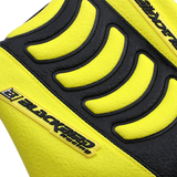 BLACKBIRD RACING Double Grip 3 Seat Cover - Black/Yellow - Suzuki 1328HUS