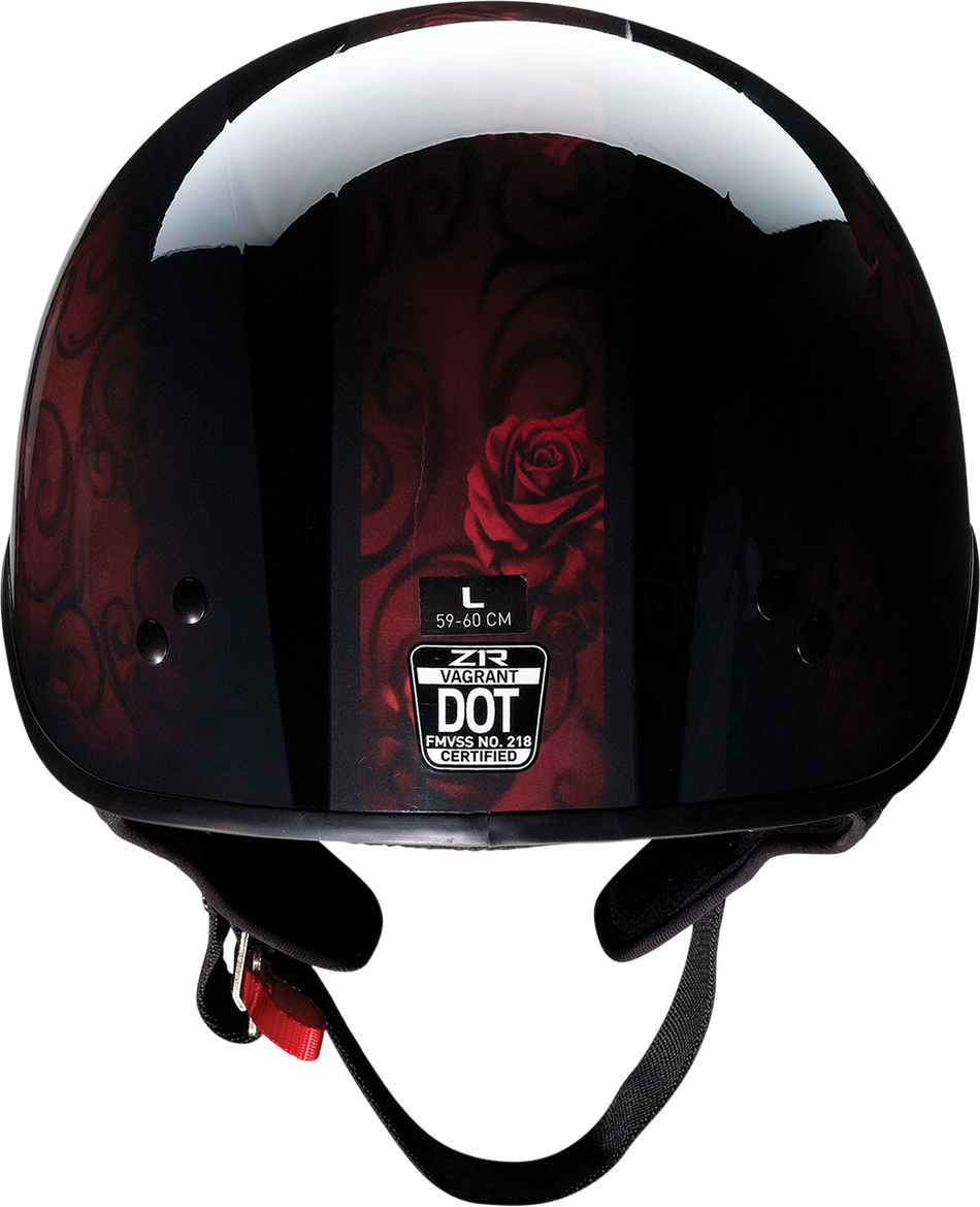 Z1R Vagrant Helmet - Red Catrina - Black/Red - XS 0103-1313