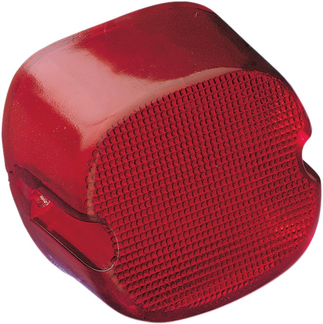 DRAG SPECIALTIES Taillight Lens - Bottom Tag Window - Red 12-0018D-BC446