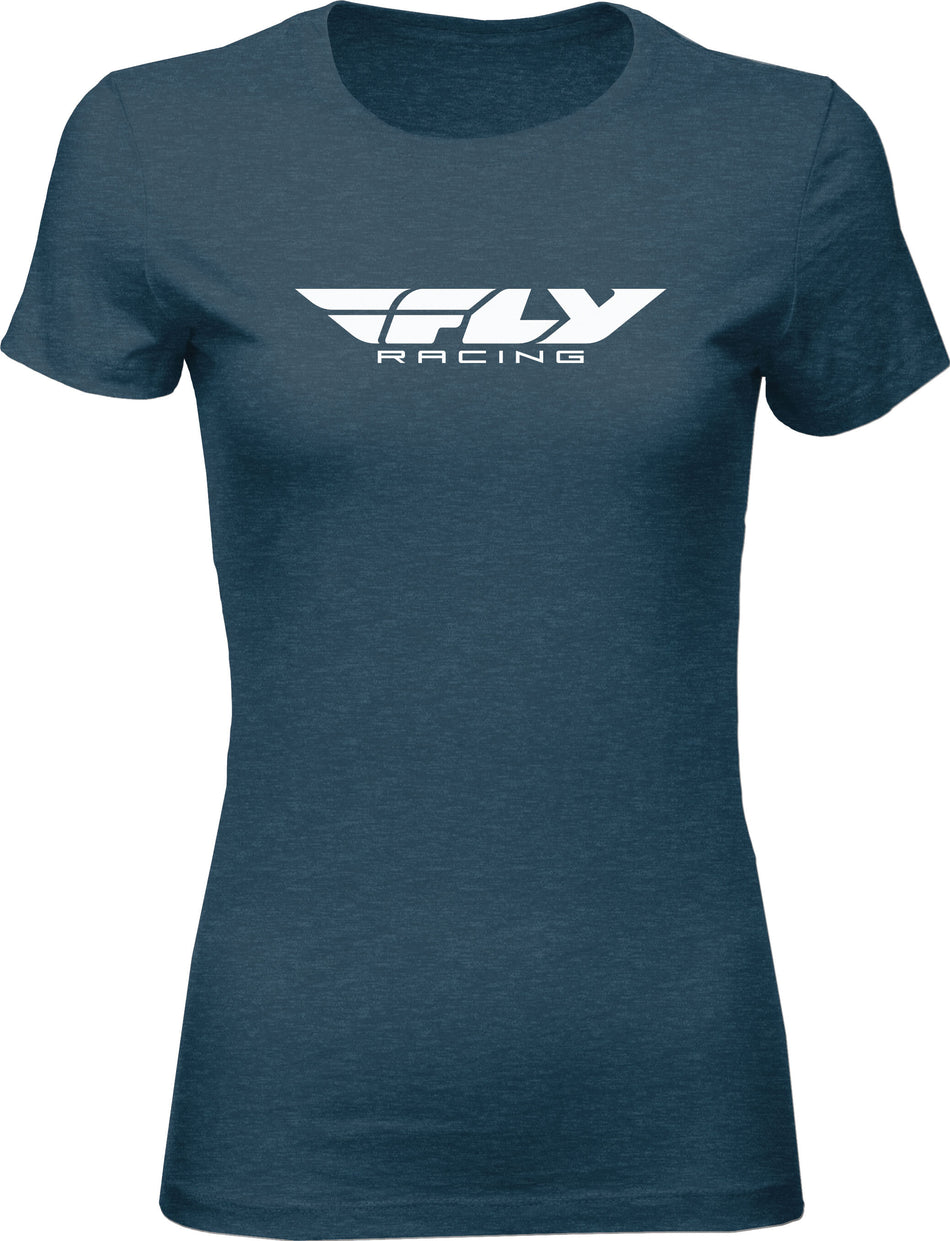 FLY RACING Women's Fly Corporate Tee Indigo Xl 356-0362X