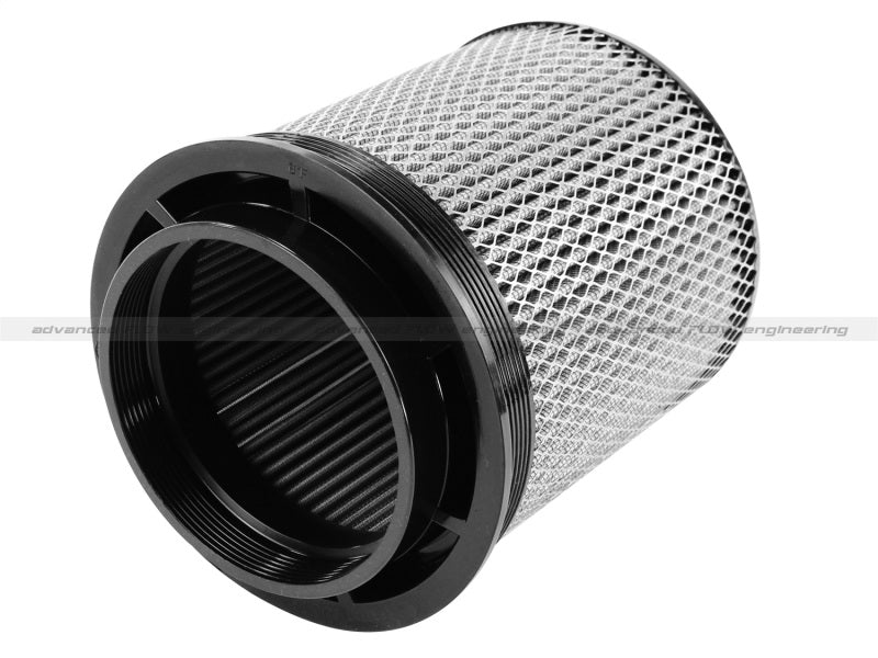 aFe MagnumFLOW Air Filter Pro DRY S 6in Flange x 8 1/8in Base/Top (INV) x 9in H 21-91059