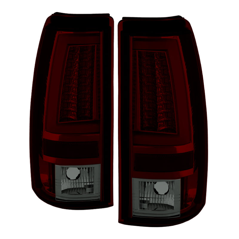 Spyder Chevy Silverado 1500/2500 03-06 Version 2 LED Tail Lights - Red Smoke ALT-YD-CS03V2-LED-RS 5081933