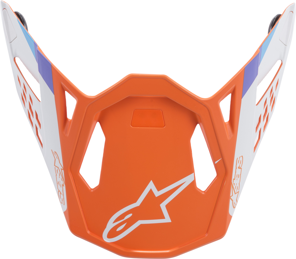 ALPINESTARS M8 Contact Helmet Visor Orange/Grey 8981219-4000-M8