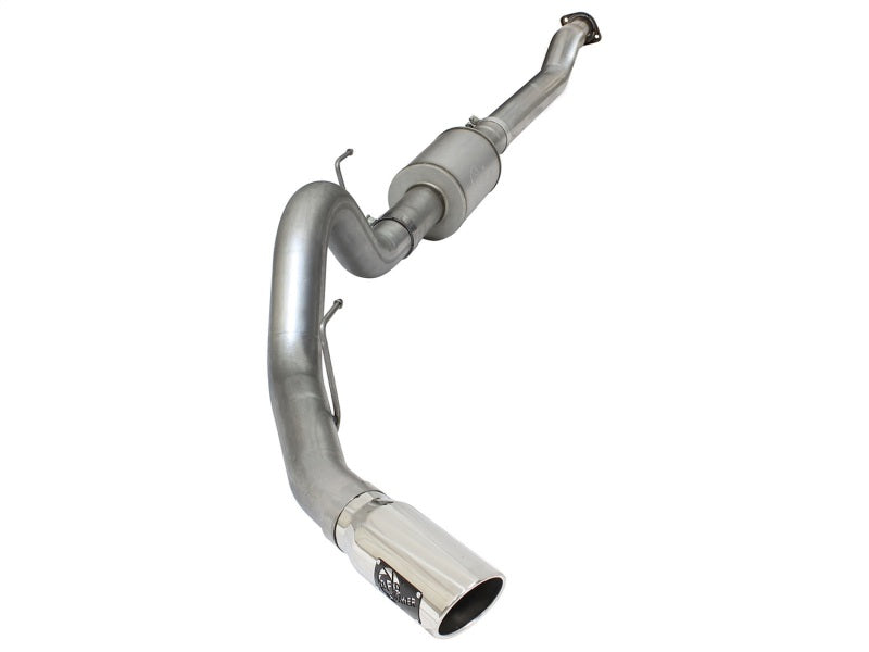 aFe Atlas Exhausts 4in Cat-Back Aluminized Steel Exhaust 2015 Ford F-150 V6 3.5L (tt) Polished Tip 49-03069-P