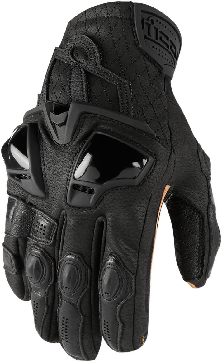 ICON Hypersport™ Short Gloves - Black - Large 3301-3535