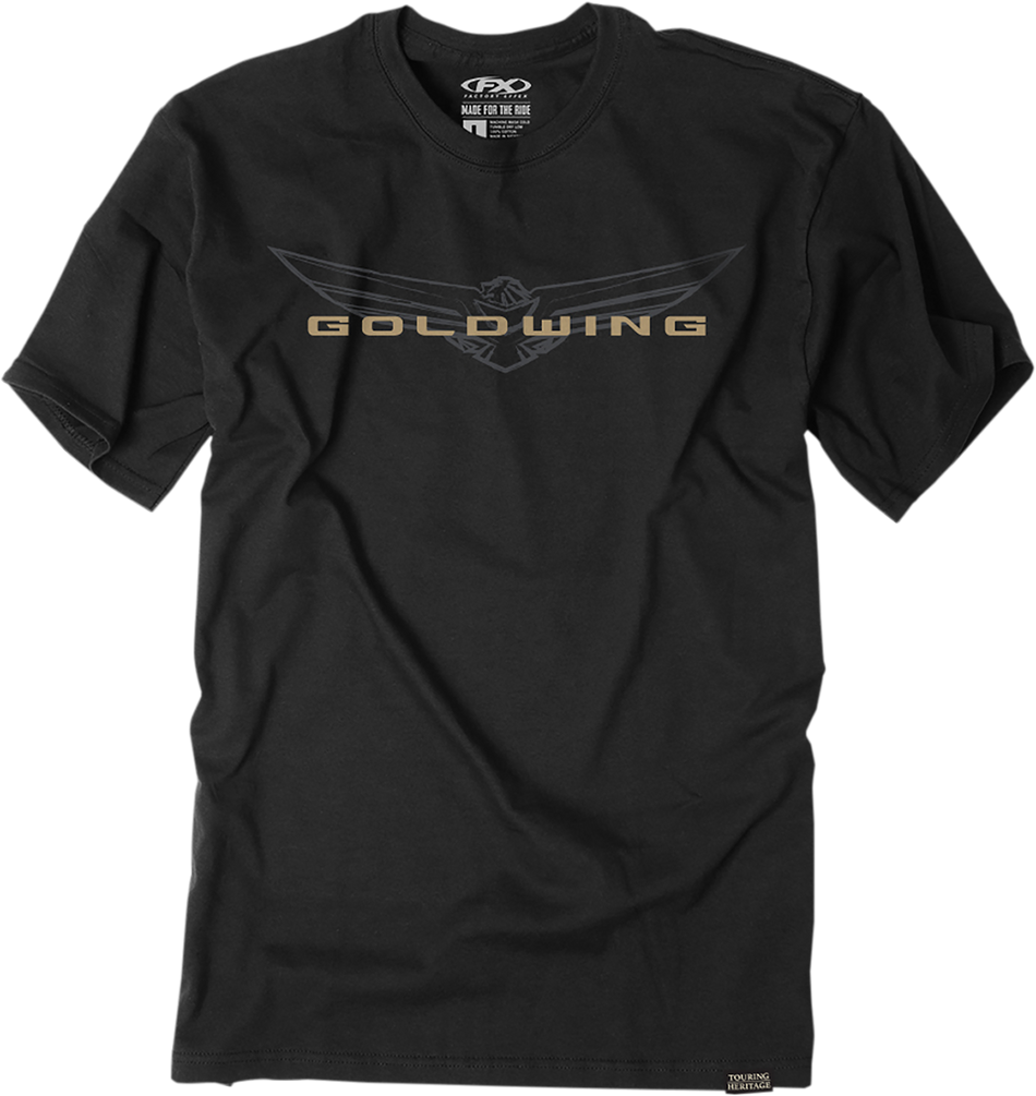 FACTORY EFFEX Goldwing Sketched T-Shirt- Black - 2XL 25-87818