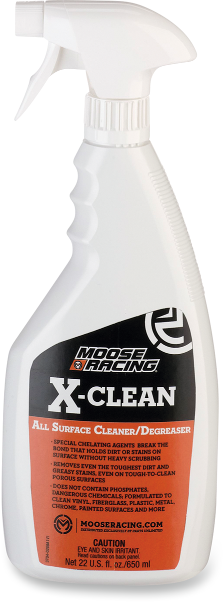 Limpiador para todas las superficies MOOSE RACING X-Clean - 22 onzas líquidas estadounidenses. 3704-0269 
