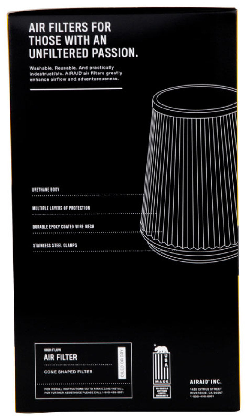 Airaid Universal Air Filter - Cone 3 1/2 x 6 x 4 5/8 x 9 700-420