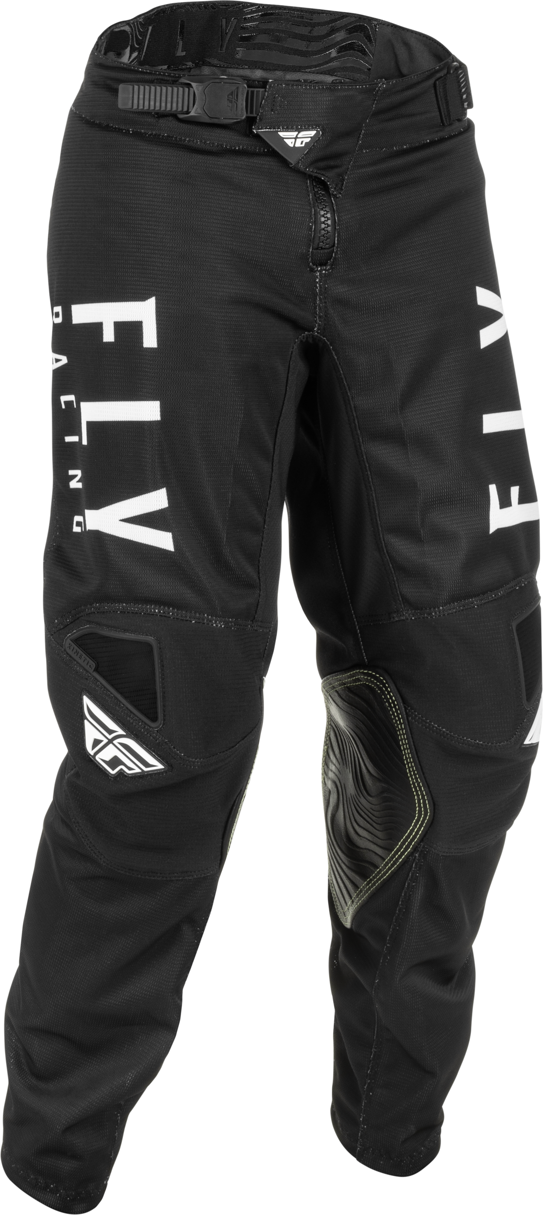 FLY RACING Youth Kinetic Mesh Pants Black/White Sz 24 375-32024