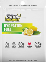 RYNO POWER Hydration Fuel Drink Mix - Lemon/Lime - 1 Serving SMP-HYD-LL