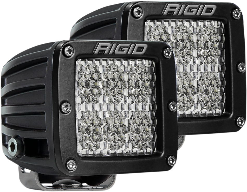 RIGID INDUSTRIES D-Series LED Light - Diffused - Pair - Surface Mount 502513
