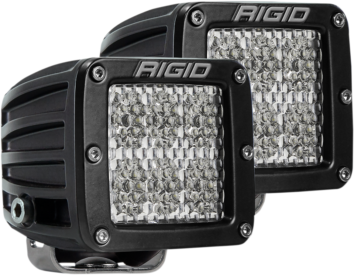 RIGID INDUSTRIES D-Series LED Light - Diffused - Pair - Surface Mount 502513