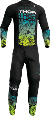 THOR Sector Atlas Jersey - Black/Teal - Large 2910-7055