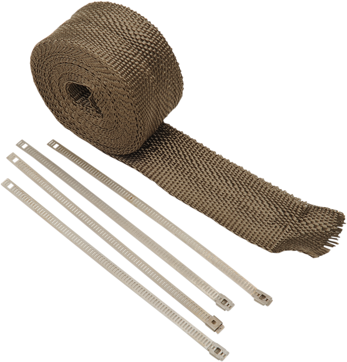 CYCLE PERFORMANCE PROD. Exhaust Wrap Kit - Metallic - 2x25 CPP/9053SL