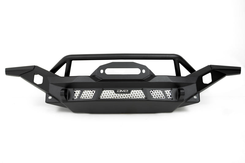 DV8 Offroad 07-18 Jeep Wrangler JK / 18-23 Wrangler JL / 20-23 Gladiator JT MTO Series Front Bumper FBJL-12