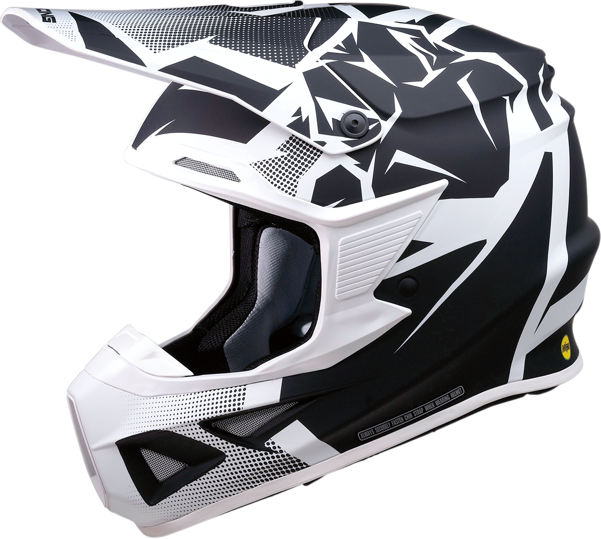 Casco MOOSE RACING FI - Agroid™ - MIPS® - Blanco/Negro - Grande 0110-6701 