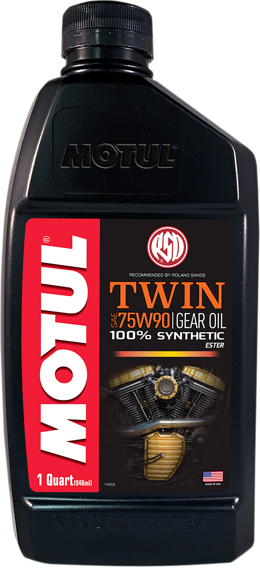 MOTUL V-Twin Synthetic Gear Oil - 75W-90 - 1 U.S. quart 108064
