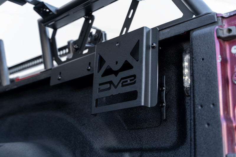 DV8 Offroad 07-23 Toyota Tundra / 09-23 Ford F150 Raptor MTO Series Bed Rack -  2pc Adj. RRUN-03