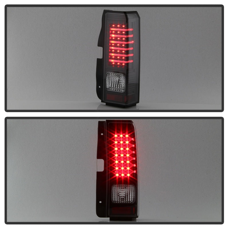 Xtune Hummer H3 06-09 ( Non H3T ) LED Tail Lights Black ALT-ON-HH306-LED-BK 5017697