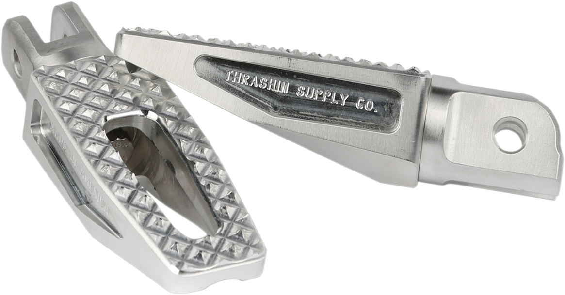 THRASHIN SUPPLY CO. Front P-54 Slim Footpegs - Raw TSC-2028-0