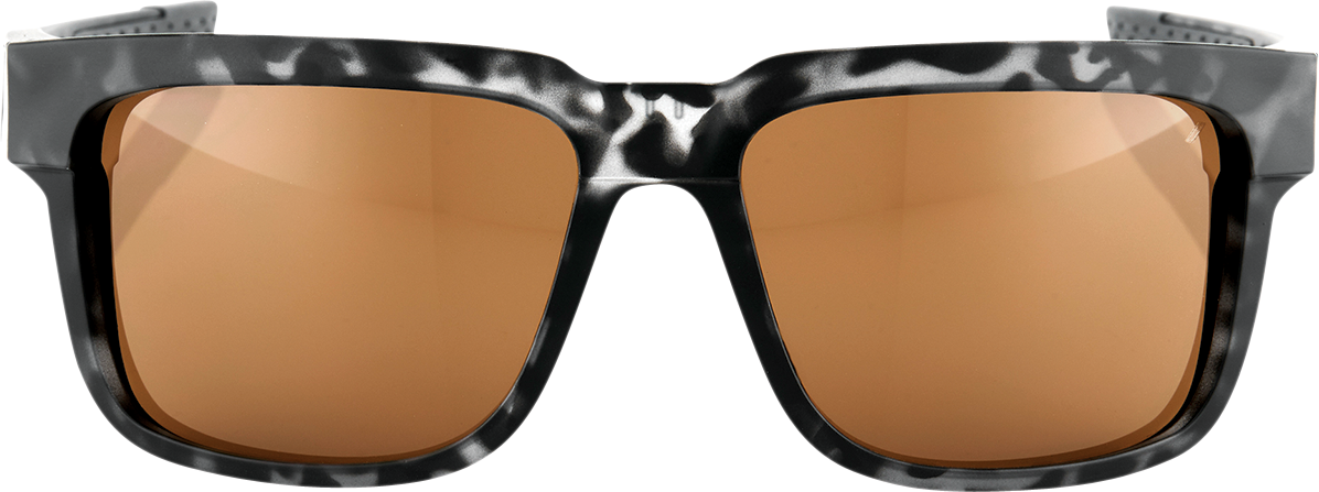 100% Type-S Sunglasses - Black Havana - Bronze 61032-259-73