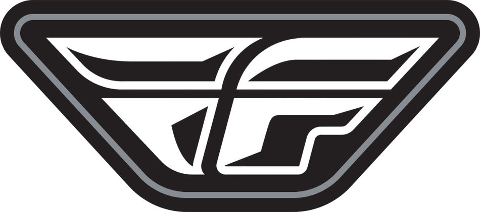 FLY RACING F-Wing Decals 4" 100/Pk F-WING 4 IN 100PK