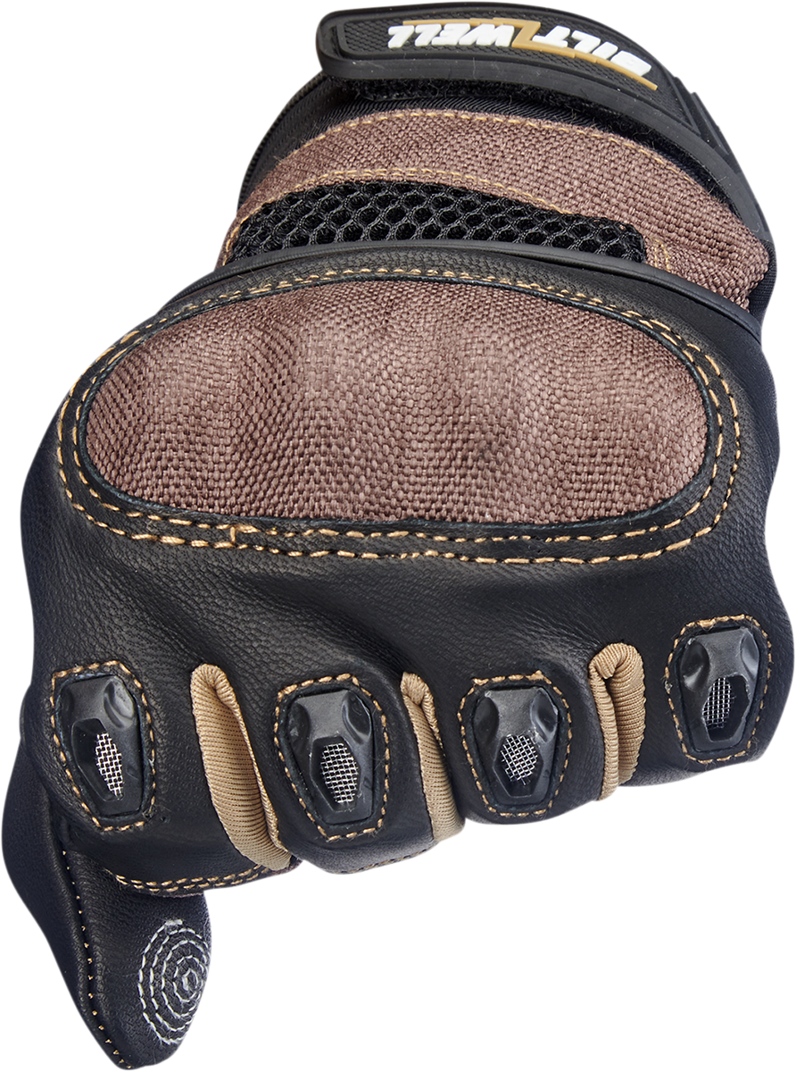 BILTWELL Bridgeport Gloves - Chocolate - Small 1509-0201-302