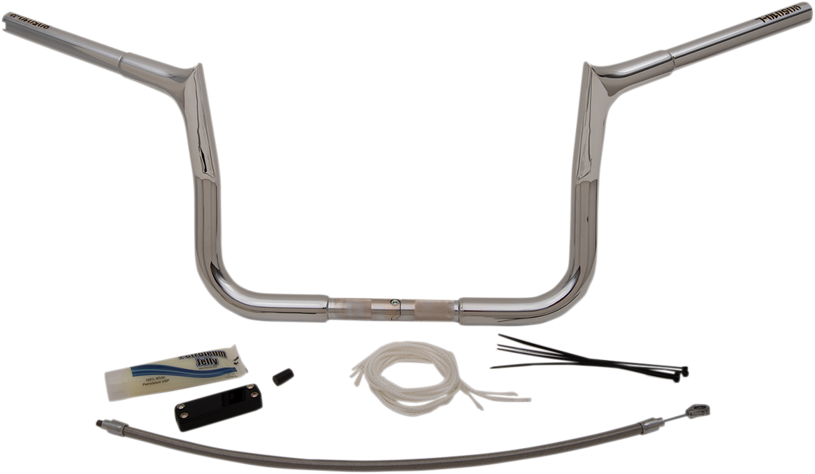 FAT BAGGERS INC. Handlebar Kit - Pointed Top - 10" - Chrome 909110