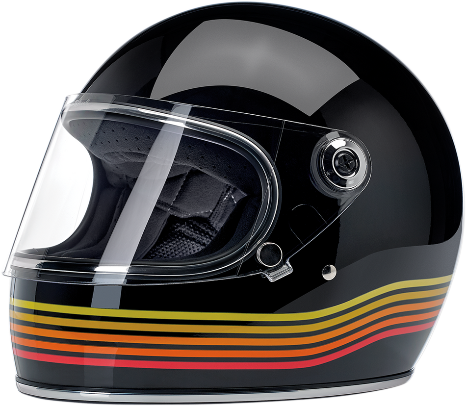 BILTWELL Gringo S Helmet - Gloss Black Spectrum - Medium 1003-536-103
