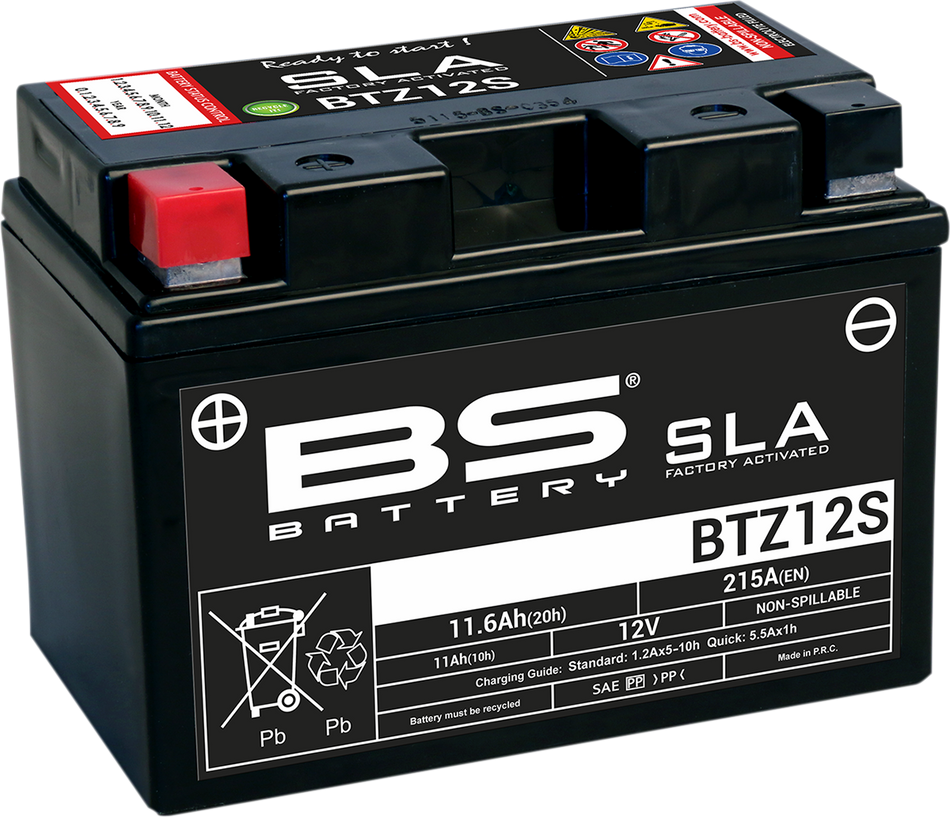 BS BATTERY Battery - BTZ12S (YTZ) 300637-1