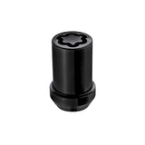 McGard Wheel Lock Nut Set - 4pk. (Tuner / Cone Seat) M12X1.5 / 13/16 Hex / 1.24in. Length - Black 25357