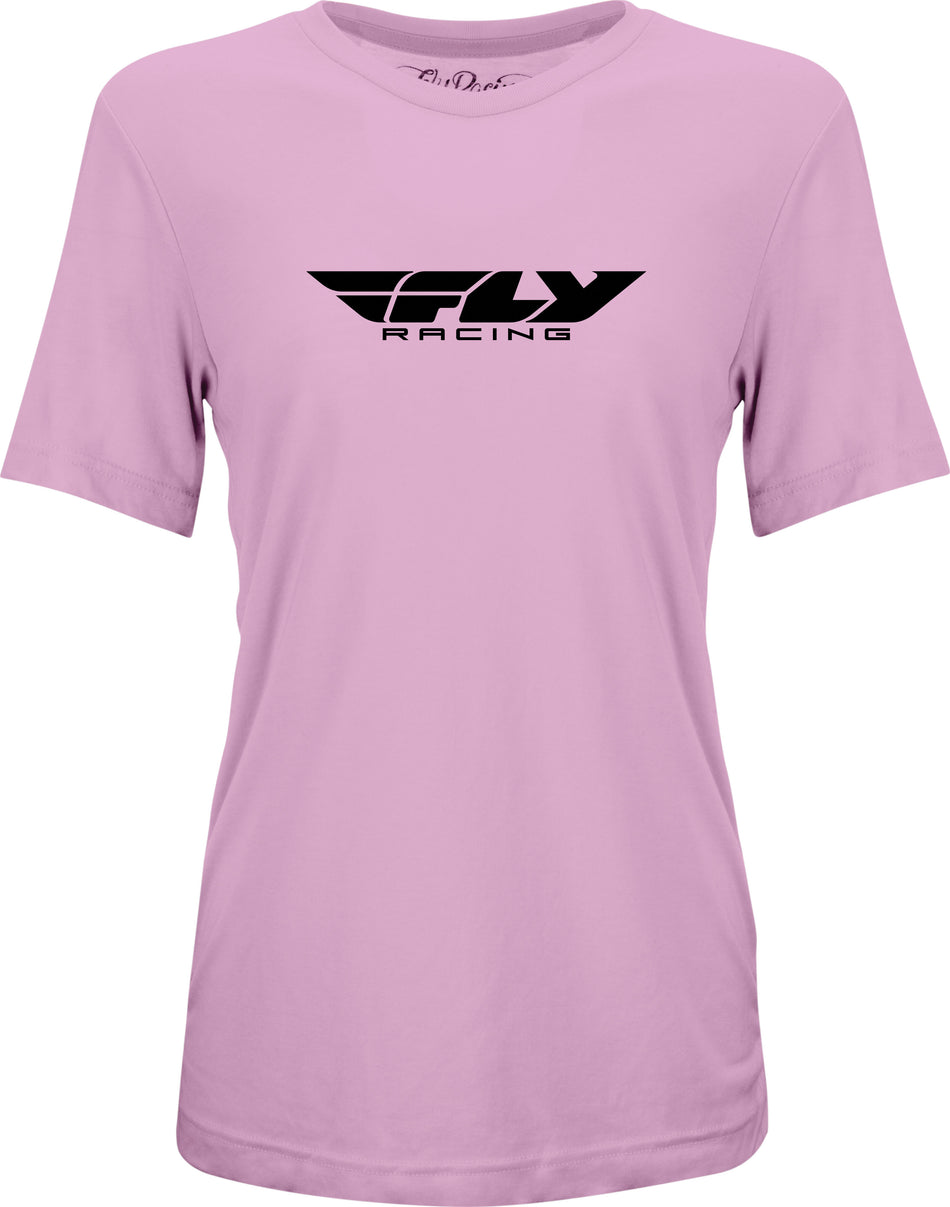 FLY RACING Women's Fly Origin Corporate Tee Lilac Md 356-0507M