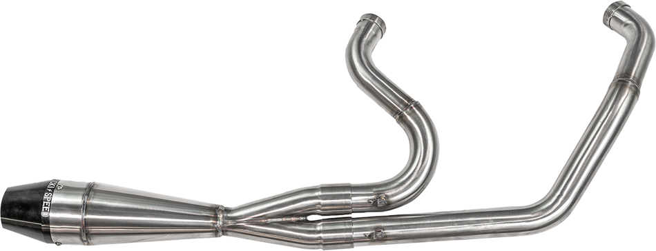 SAWICKI 2in1 M8 Softail Shorty Pipe Brushed Ss 930-01236