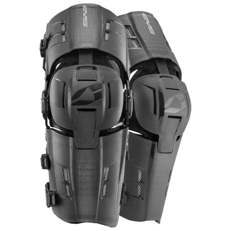EVS RS9 Knee Brace Black Pair - Large