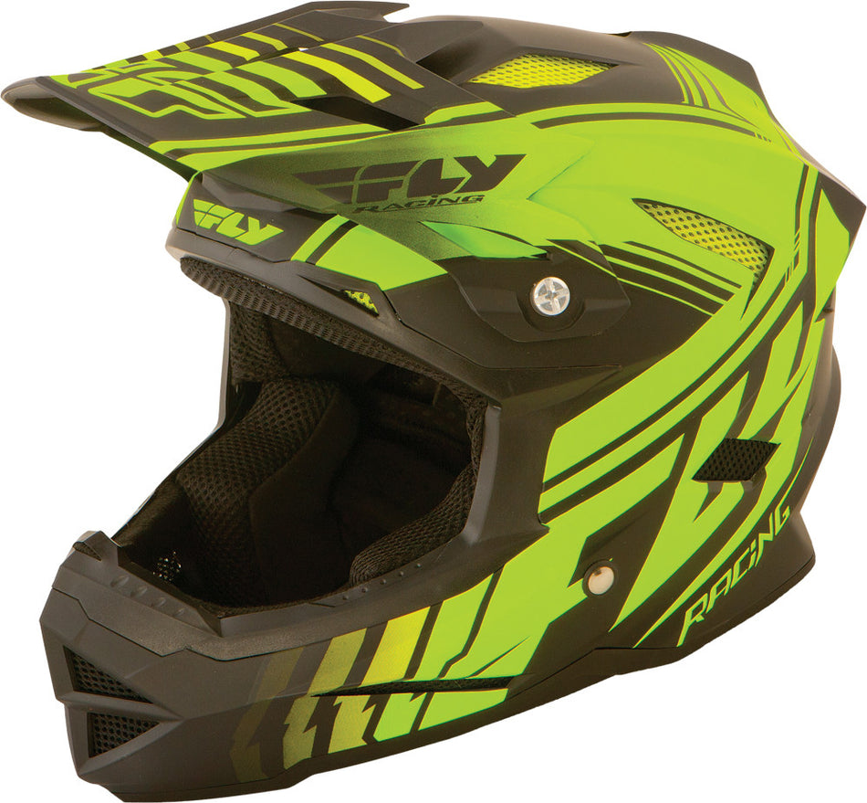 FLY RACING Default Helmet Matte Black/Hi-Vis Xs 73-9154XS