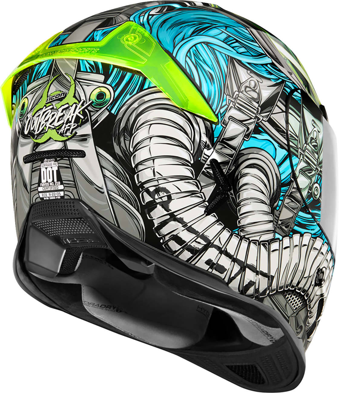 ICON Airframe Pro™ Helm - Outbreak - Blau - XS 0101-14944