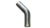 Vibrant 5in O.D. T304 SS 45 deg Mandrel Bend 6in x 6in leg lengths (7.5in Centerline Radius) 13105