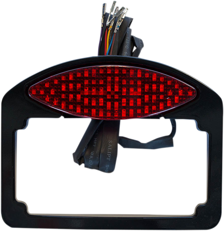 RUSS WERNIMONT DESIGNS Taillight/Turn Signal/ License Plate Kit - Black RWD-50179