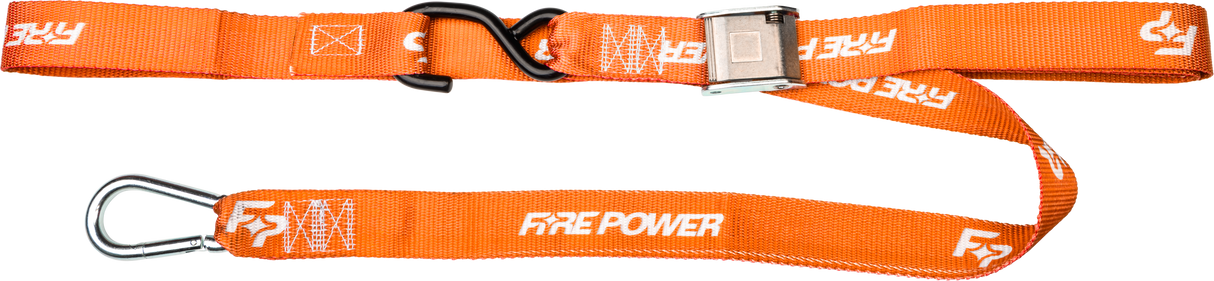 FIRE POWER 1.5" Tie-Down Soft-Tie Orange 2/Pk 29-13071