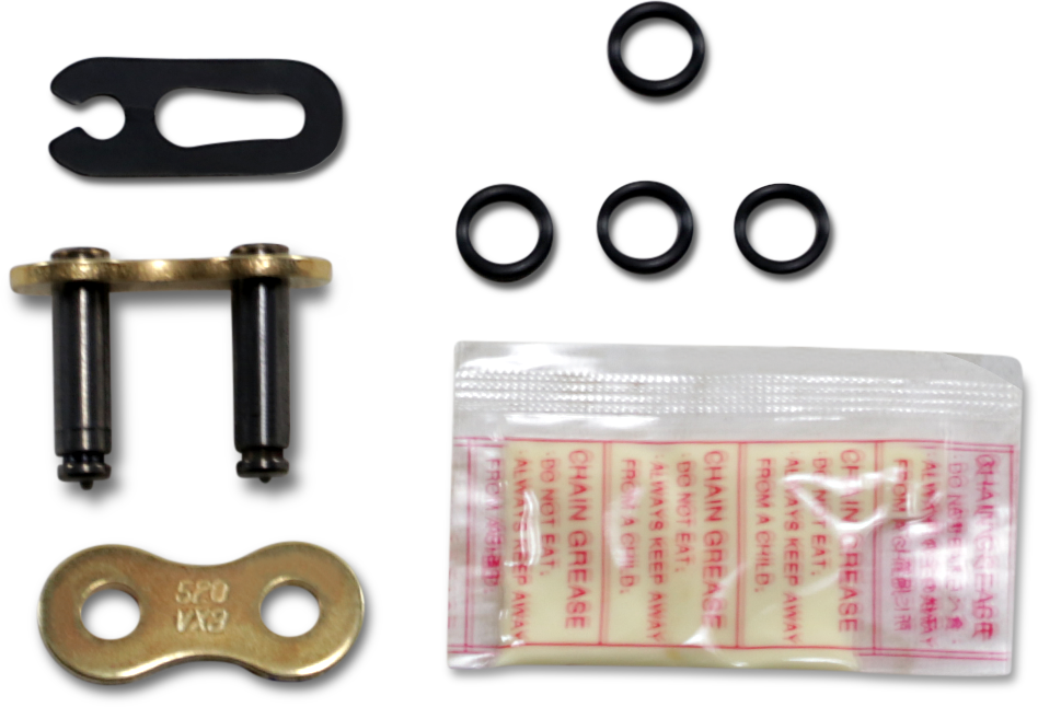 DID 520 VX3 - Professional O-Ring Connecting Link - Clip - Gold FJ520VX3G