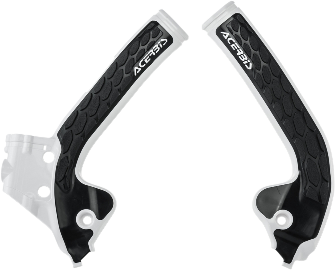 ACERBIS X-Grip Frame Guards - White/Black 2686041035