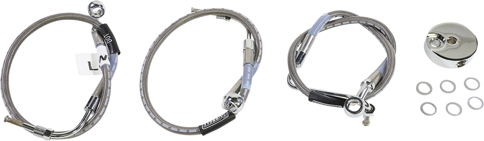 RUSSELL Brake Line - Front - Stainless Steel R08731DS