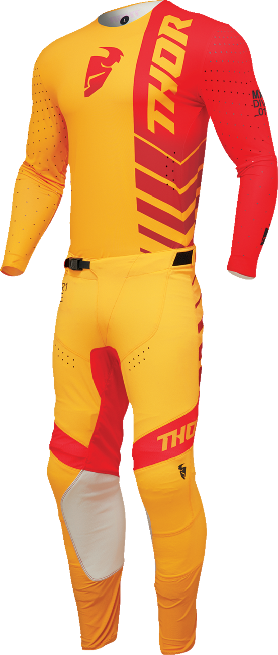 THOR Prime Analog Jersey - Lemon/Red - XL 2910-7680