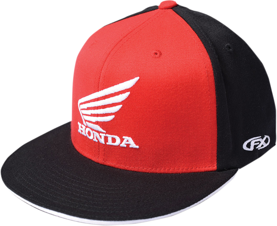 FACTORY EFFEX Honda Wing Flexfit® Hat - Red/Black - Large/XL 15-88346