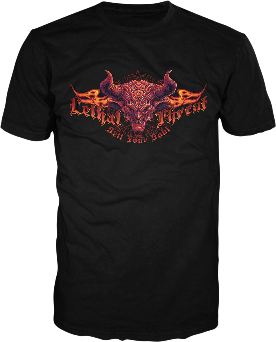 LETHAL THREAT Sell Your Soul T-Shirt - Black - XL LT20891XL