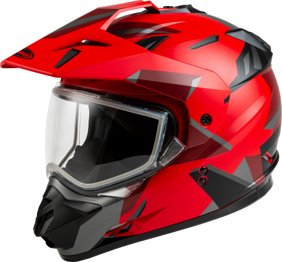 GMAX Gm-11s Ripcord Adventure Snow Helmet Matte Red/Black Lg A2114036